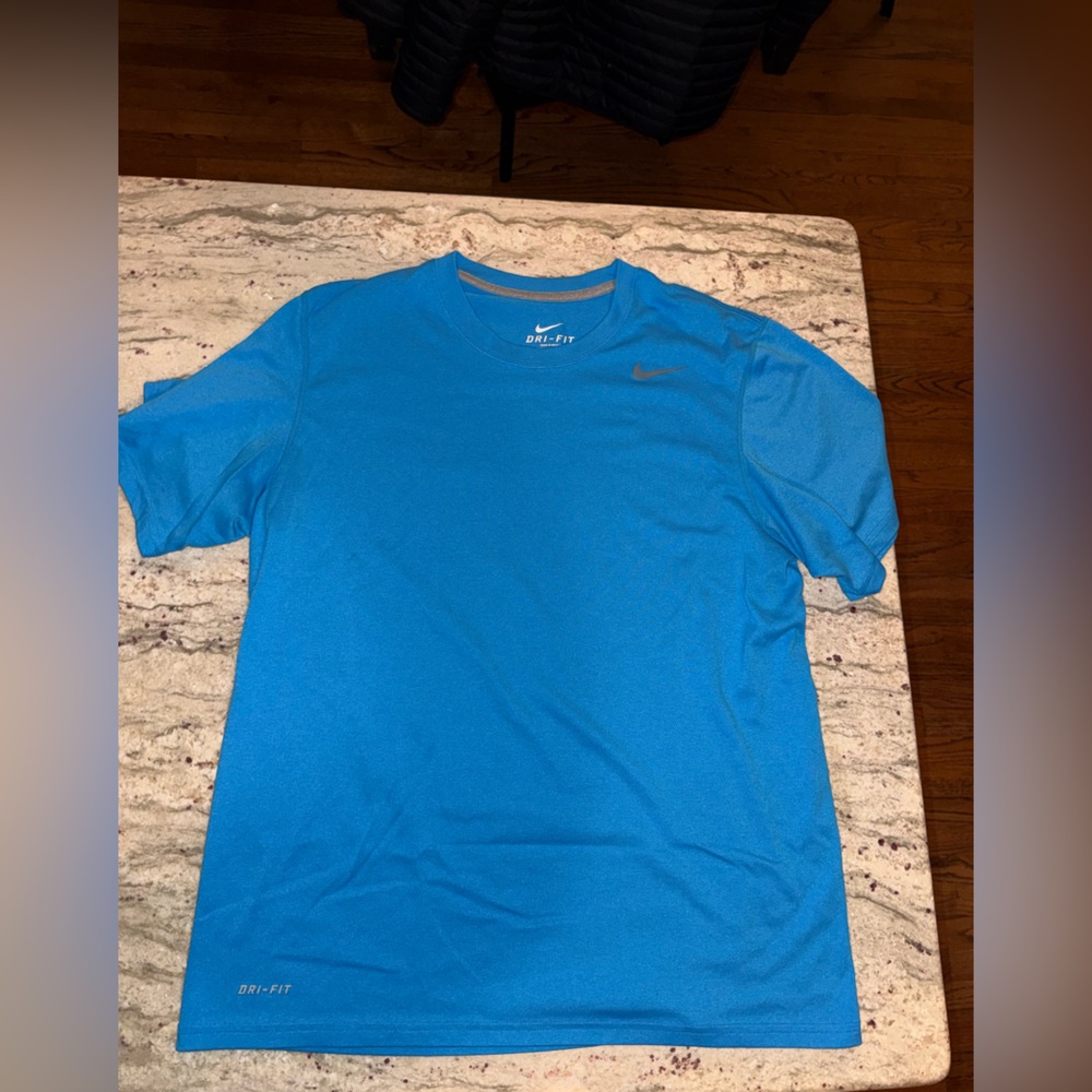 Nike Men's Short Sleeve Dri-FIT Tee - Bright Blue